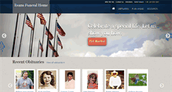 Desktop Screenshot of evansfuneralhomeal.com